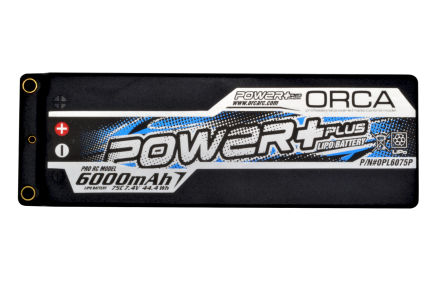 POWER PLUS LiPo 6000mAh 7.4V 75C Hard Case