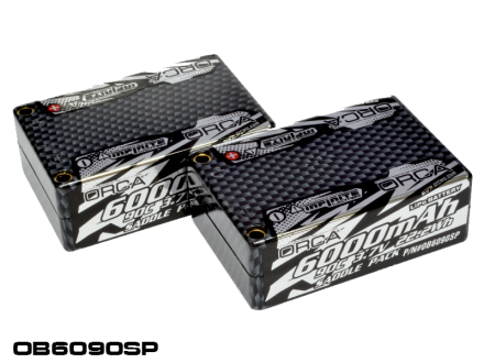 INFINITE LiPo 6000mAh 7.4V 90C SADDLE PACK