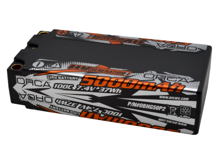 HV GENERATION2 5000mAh 7.4V 100C SHORTY PACK